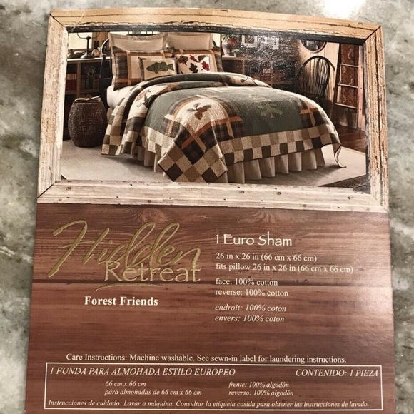 Forest Friends European Pillow Sham (ONE) - Picture 2 of 4